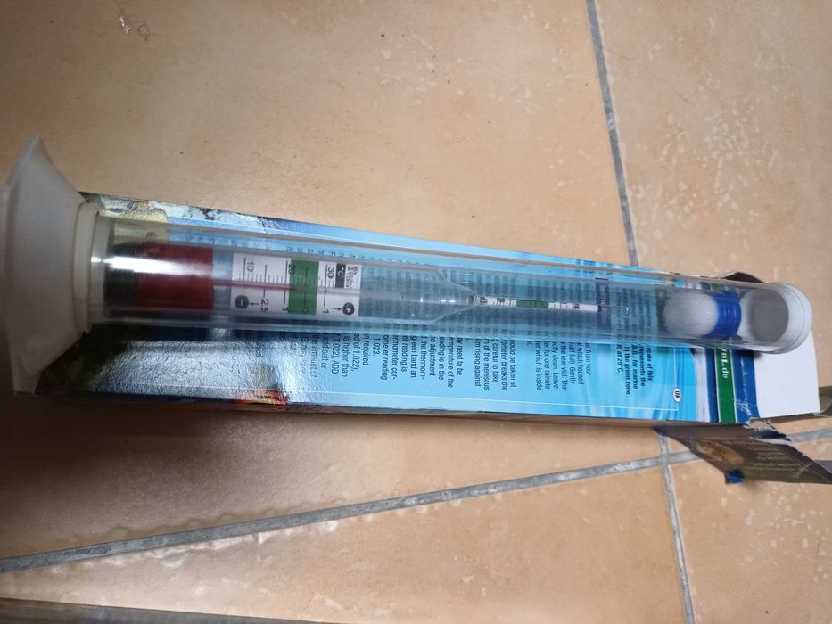 JBL Aerometr (Gęstościomierz) z termometrem - miernik zasolenia - 2 SZT.