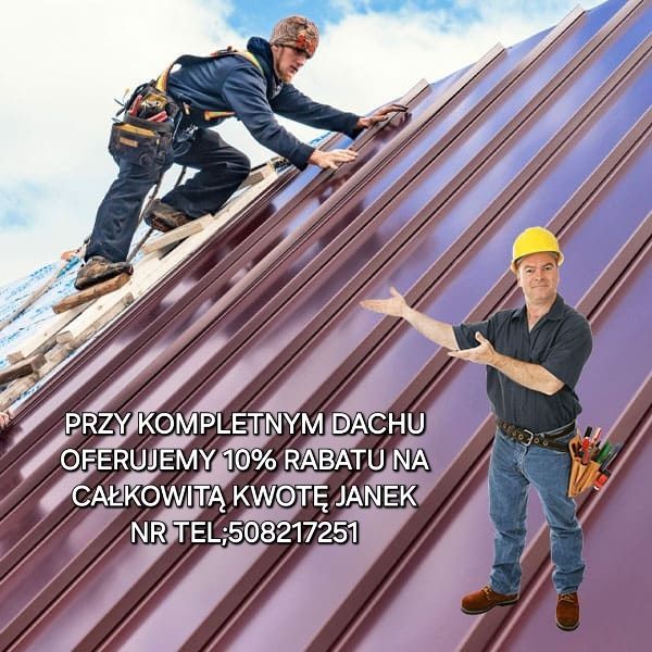 Wykonujemy prace budowlane w zakresie budowy nowych dachów z blachodac