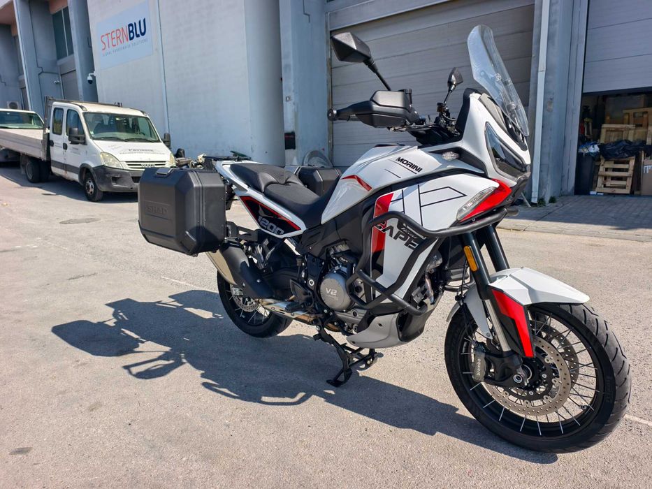Malas Laterais Shad Terra 47L + 36L + Suporte Lateral Moto Morini X-CAPE 1200