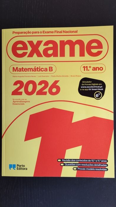 Livro de reparação para o exame final nacional matemática b 11.° ano