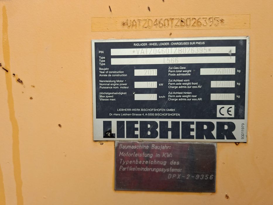 Ładowarka kołowa liebherr 566 2+2