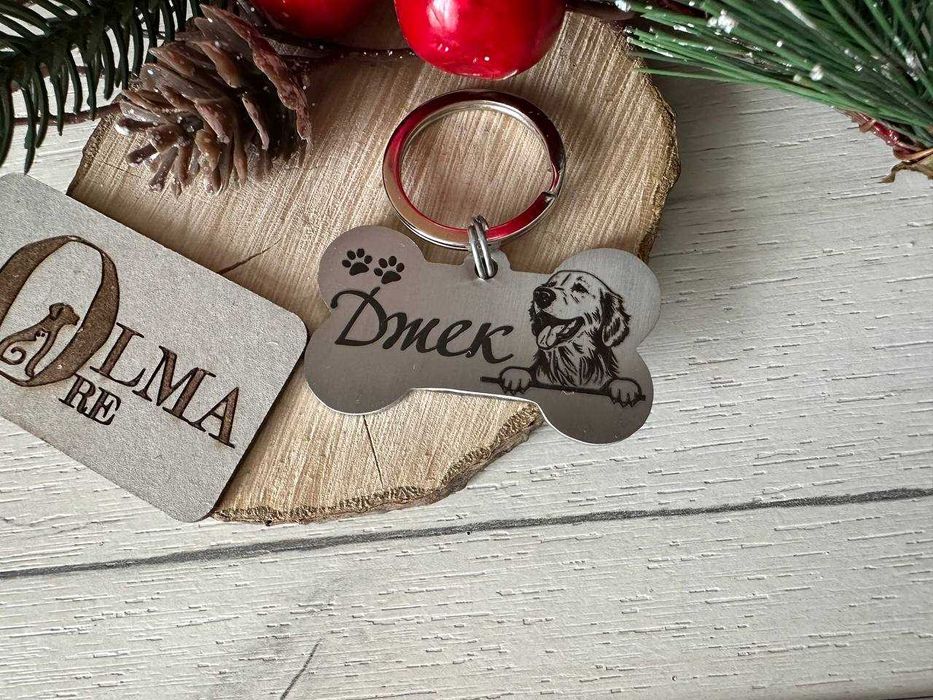 Жетон адресники для собак та котів, жетон для тварин