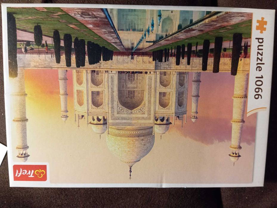Puzzle trefl,1066 ,złota edycja, tadż mahal