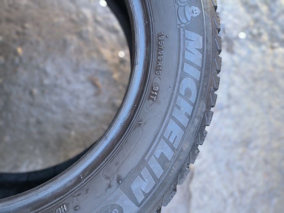 Зимові шини 195/65R15 Michelin + Kleber 4 шт