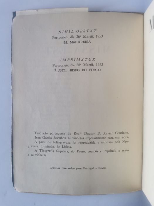 MISSA EST, por Daniel-Rops, 1953