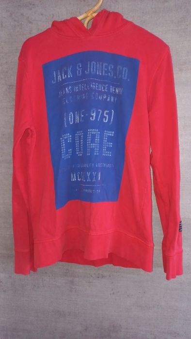 Czerwona bluza Jack&Jones CORE, rozmiar L, stan dobry +