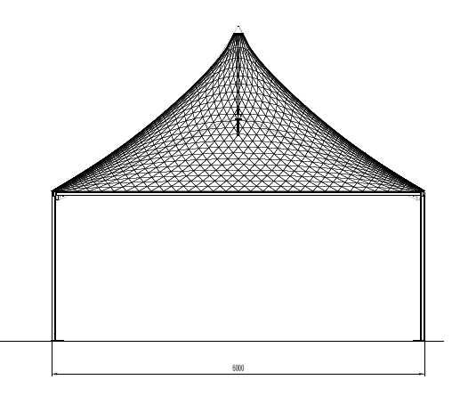 Tenda para Eventos mod. PAGODA - 6mx6m