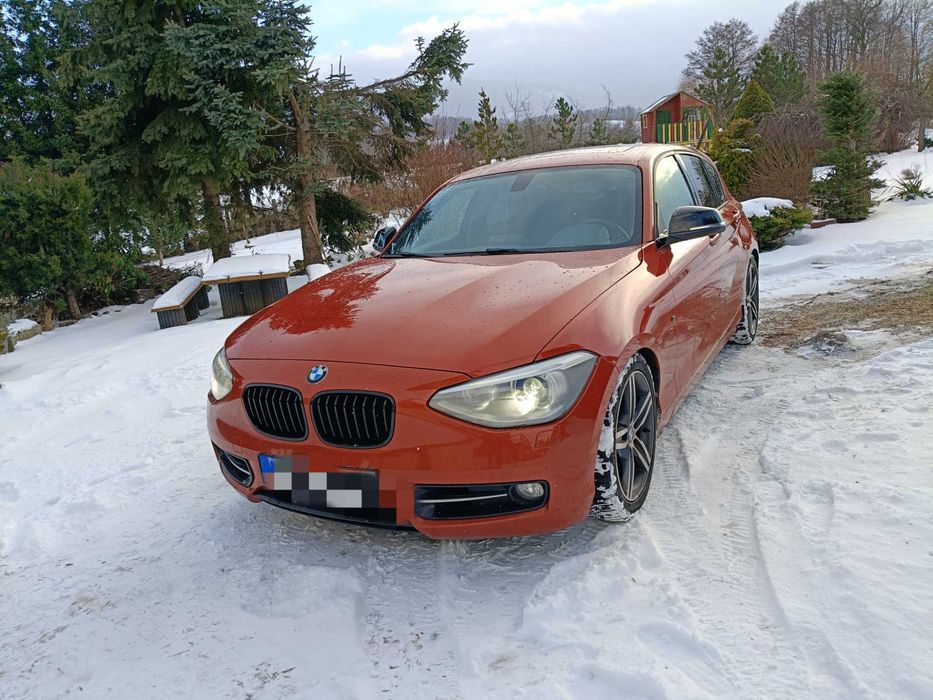 BMW 118i Sport Line "Shadow Line" Valencia Orange niski przebieg