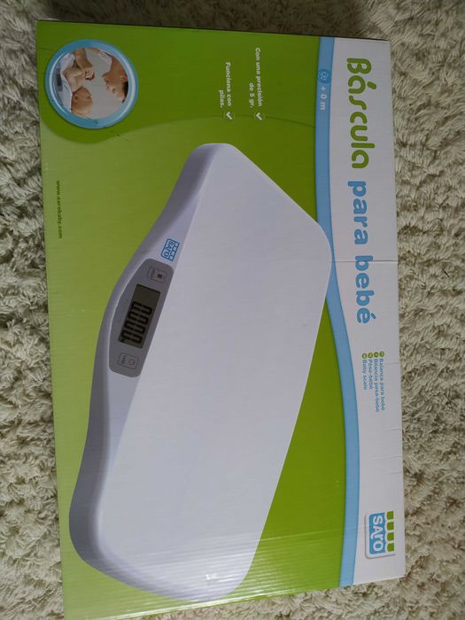 Balança digital para pesar bebé