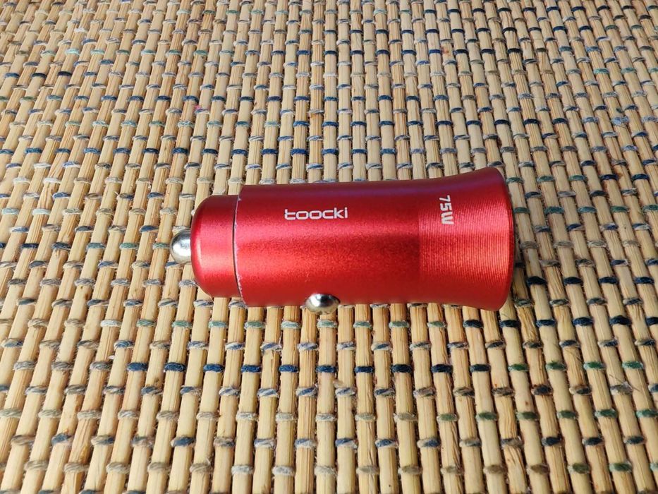 Быстрое автомобильное зарядное устройство Toocki 75w QC 4.0 и PD 3.0 PPS: 3,6-11V/5A