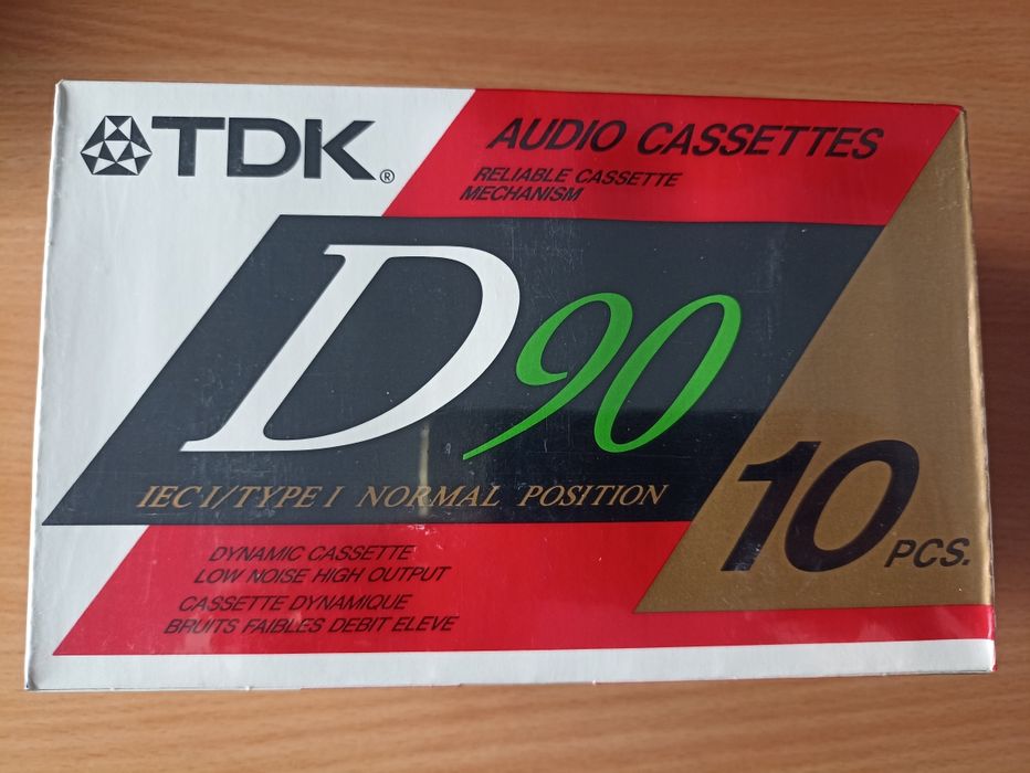Cassetes TDK D 90 minutos