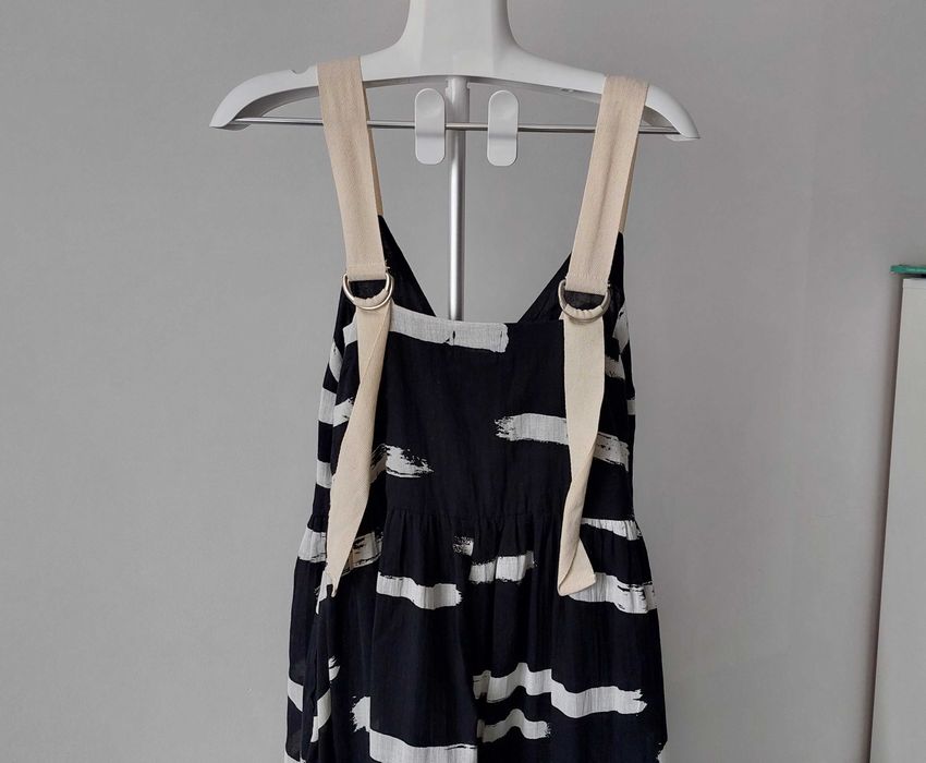 Asos kontrastowa bawełniana sukienka XS