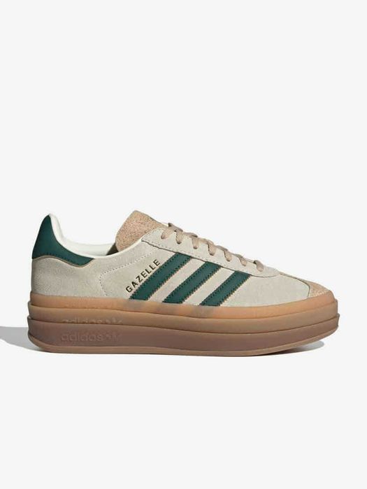 Sapatilhas modelo Gazelle Bold Magic beges