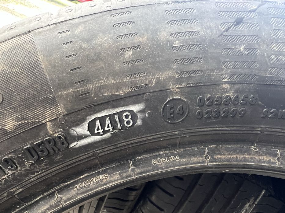 Opony letnie 4 szt.195-55 R16 Continental , jak nowe 100 zl