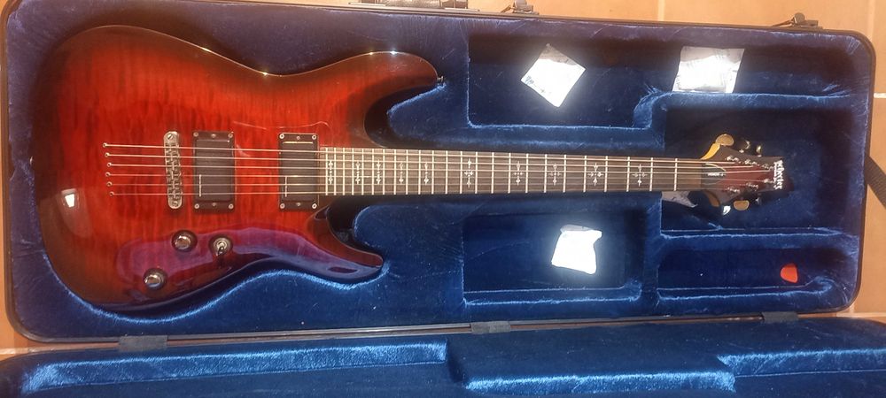 Guitarra Schecter Demon-6 Crimson Red Burst