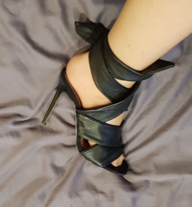 Szpilki Topshop 37, skóra naturalna