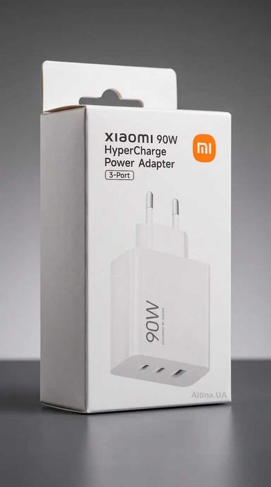 Зарядний пристрій Xiaomi 90W HyperCharge 1U+2C (BHR087MEU)
