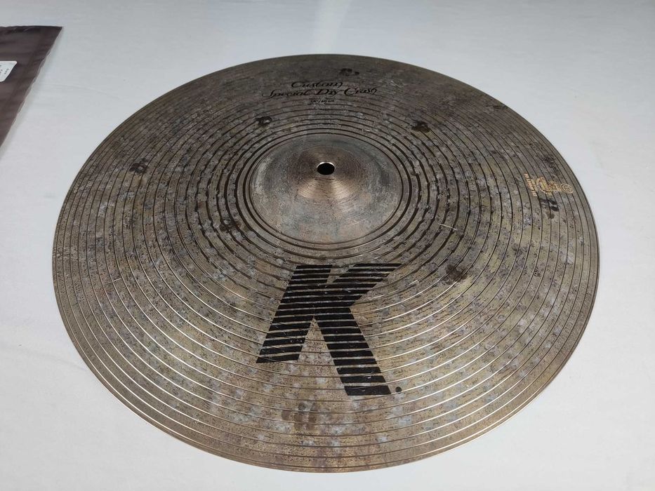 Zildjian 16" K Custom Special Dry Crash NOVO 860g