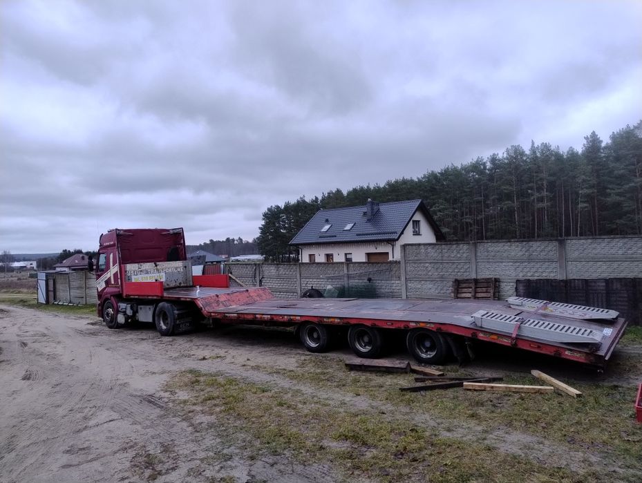 Usługi transportowe niskopodwoziem lub samochodem z Hds