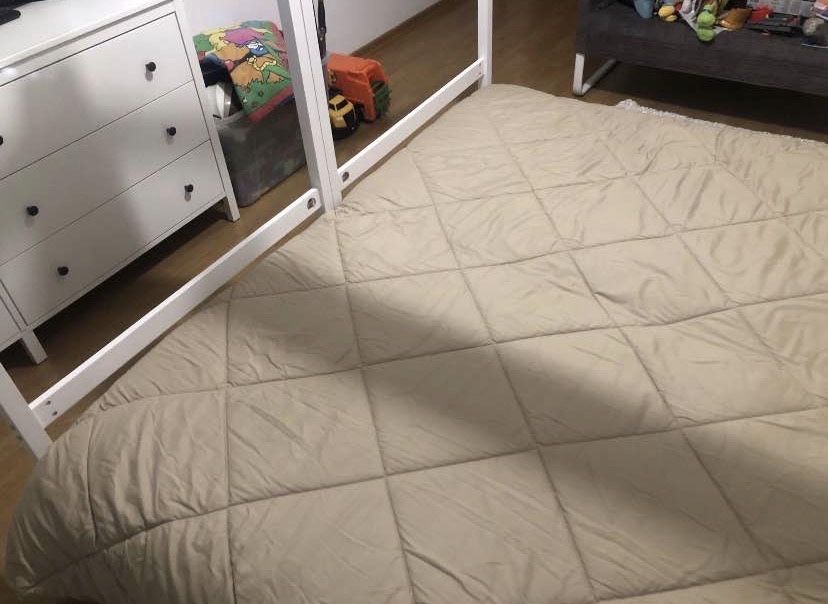 cama infantil tipo casinha em Pinho maciço - branco