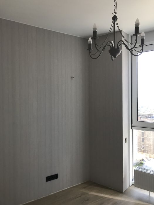 Шпаклевка стен под обои от 125, поклейка обои и покраска стен от 80 гр