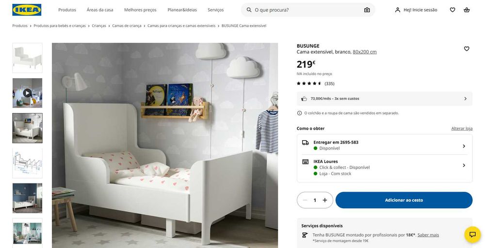 Cama Criança Extensivel