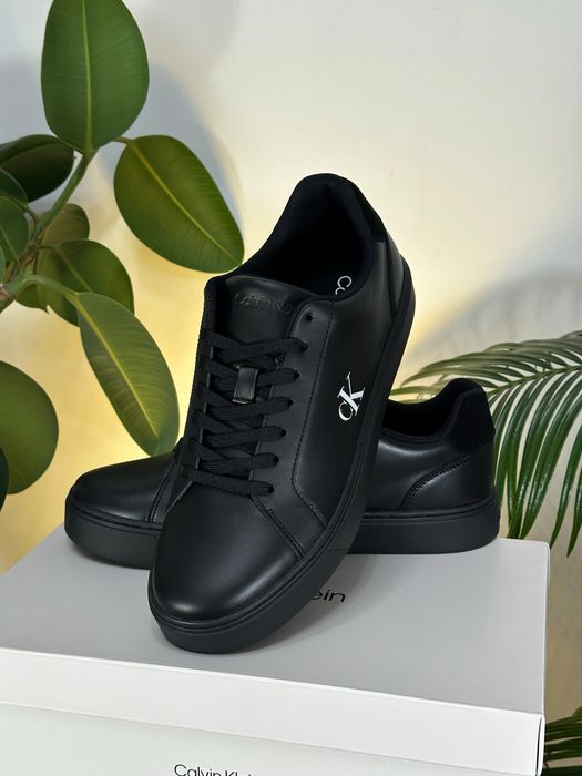 Шкіряні кросівки кеди Calvin Klein оригінал Мужские кожаные кеды CK