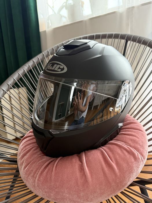 Kask motocyklowy szczękowy HJC