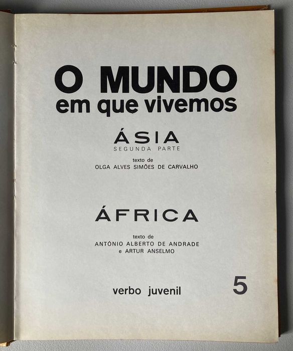 O Mundo em que Vivemos: Ásia e África