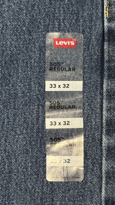 Джинси levis 505 33x32