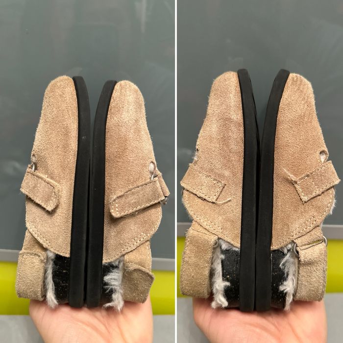 ‼️ хутряні сабо Zara 25 замша ботінки черевики уггі сапожки сапоги