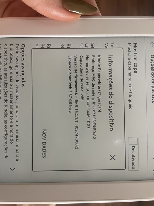 Kindle Paperwhite 7A Geracao