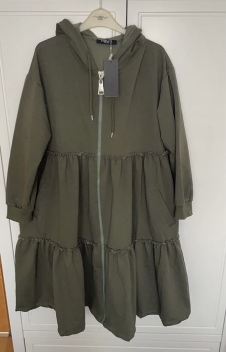 Bluza dluga khaki Nowa