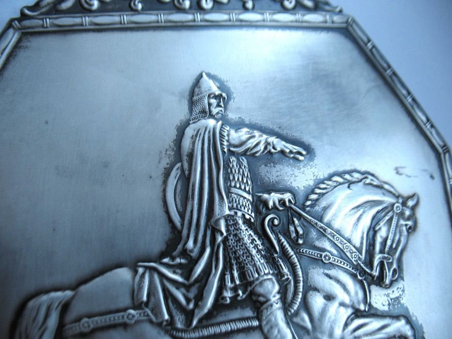 Серебряная накладка на блокнот, 875*