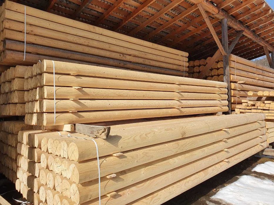 Bal drewniany, Bale toczone, Dom z Bali, Altany, śr 22 cm 88zl. mb.