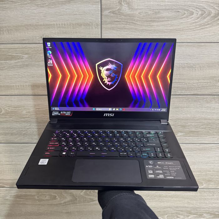 Ігровий ноутбук MSI Stealth i7 10750, Rtx 2070, 240Hz