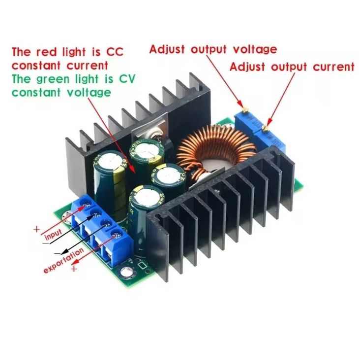 xl4016 понижуючий dc dc понижающий модуль стабілізатор інвертор