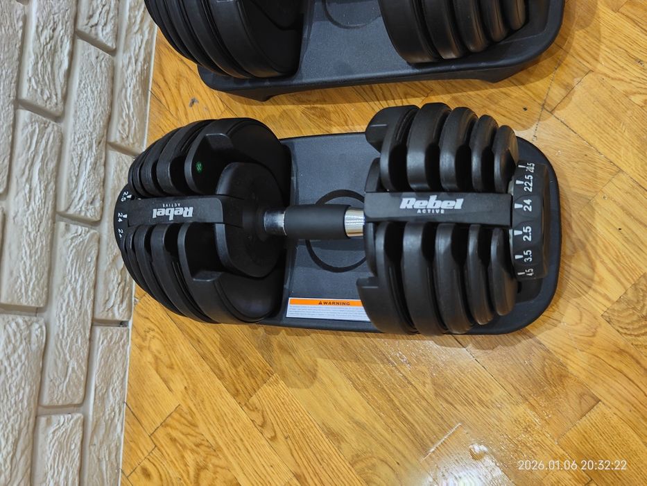 Hantle regulowane 24 kilogramy