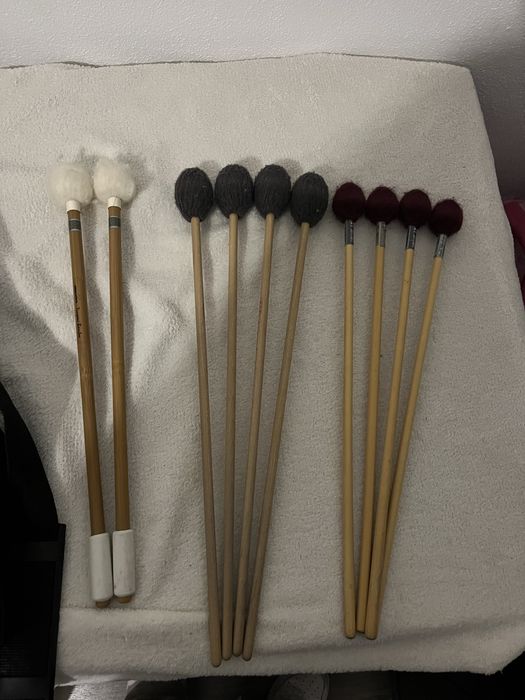 Baquetas De Marimba/Vibrafone e Timpanos