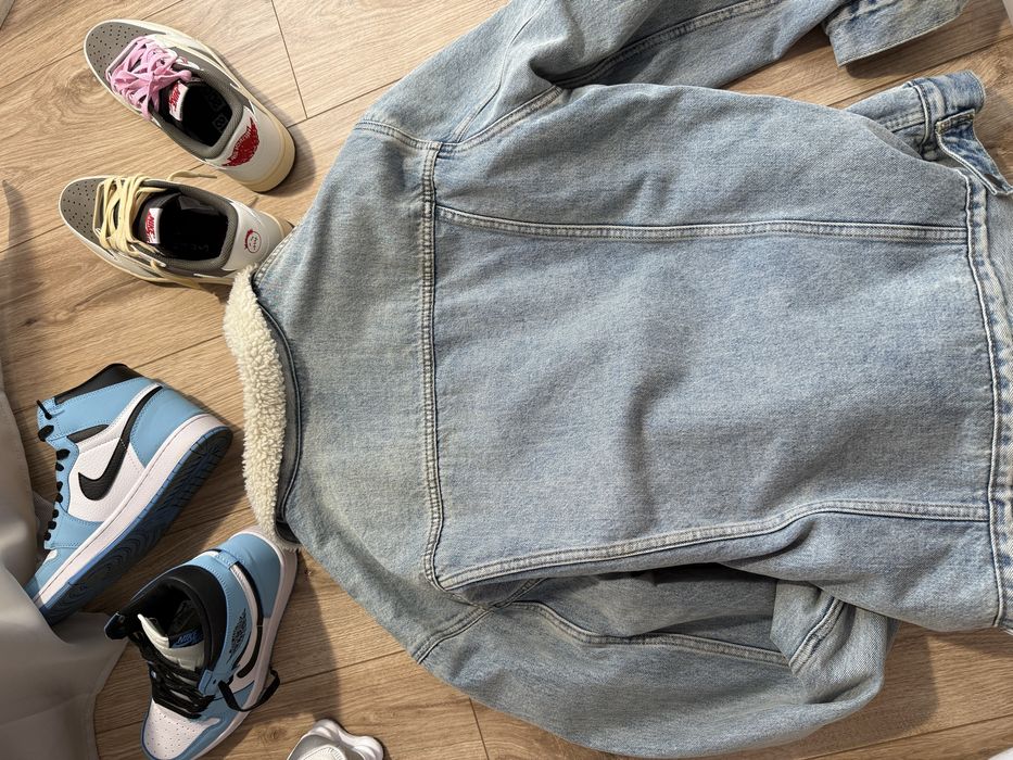 Levi’s Sherpa Trucker Jacket XL Jeans Ocieplana Zimowa