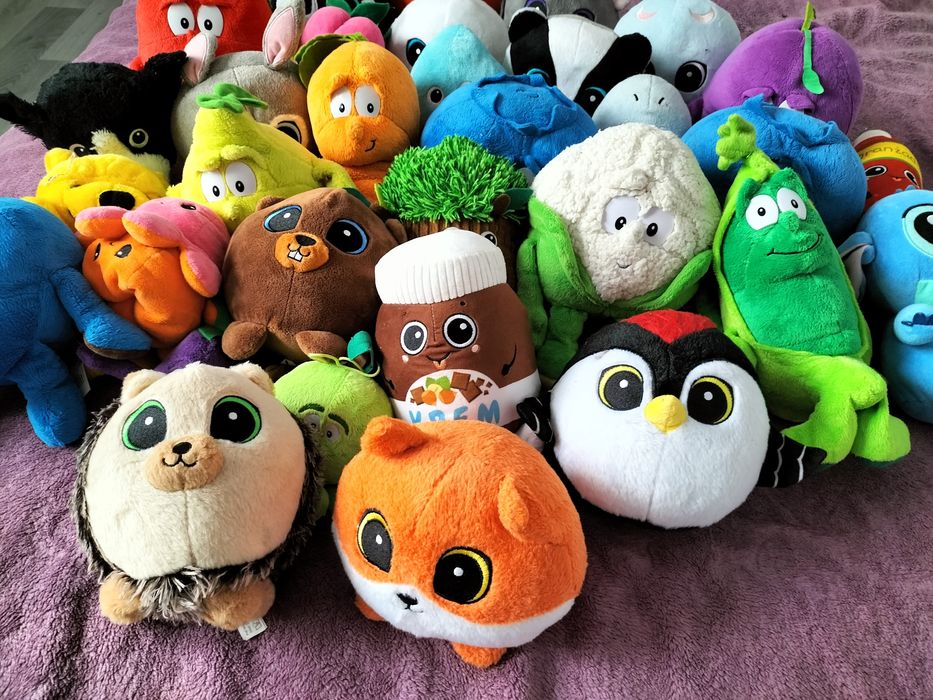 Zestaw pluszaków...