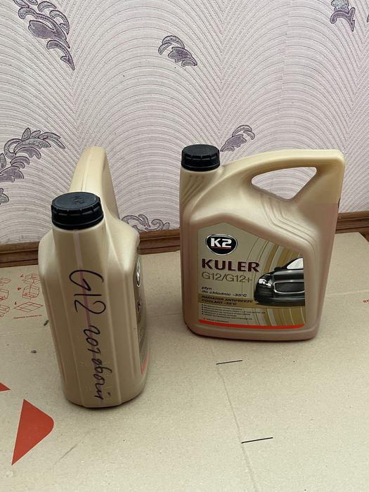 Антифриз K2 KULER G12/G12+ Червоний (-35°C) — 5 літрів