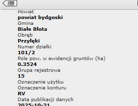 Działka budowlana na sprzedaż! Przyłęki koło Bydgoszczy!