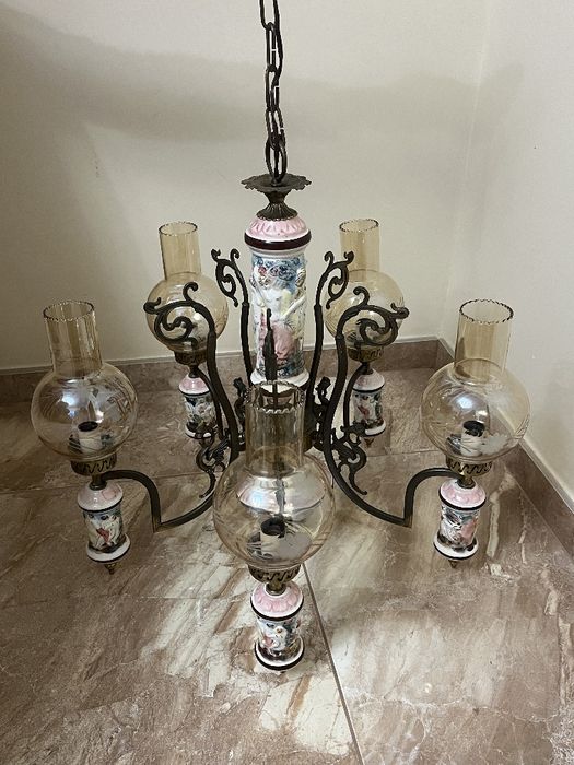 Люстра з кераміки