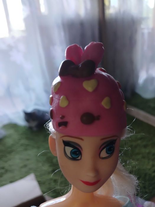 Аксесуари для Барбі-перуки,силіконові шапочки