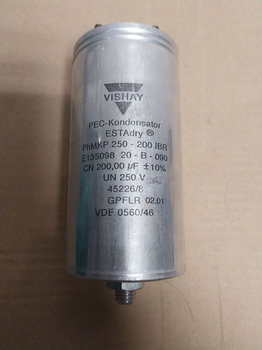 Kondensator AC VISHAY CN 200uF UN 250V