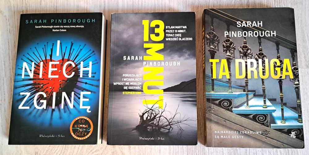 3x Sarah Pinborough Ta druga + I niech zginę + 13 minut     BDB