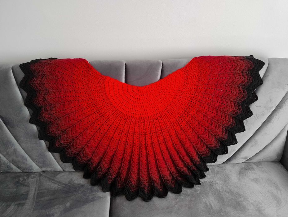 Chusta akryl o chwycie kaszmiru 135x61