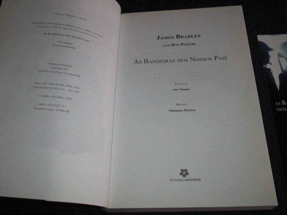 Livro As Bandeiras dos nossos Pais James Bradley Flags of our fathers