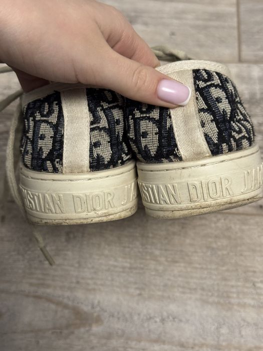 Кеди dior на низькій підошві